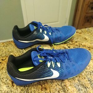 Nike Zoom Rival Mens Size 10.5 Track and Field Sprint Spiked Shoes 806555-413